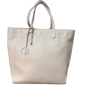 VERSACE COLLECTION AUTHENTIC Cream Leather Tote Bag